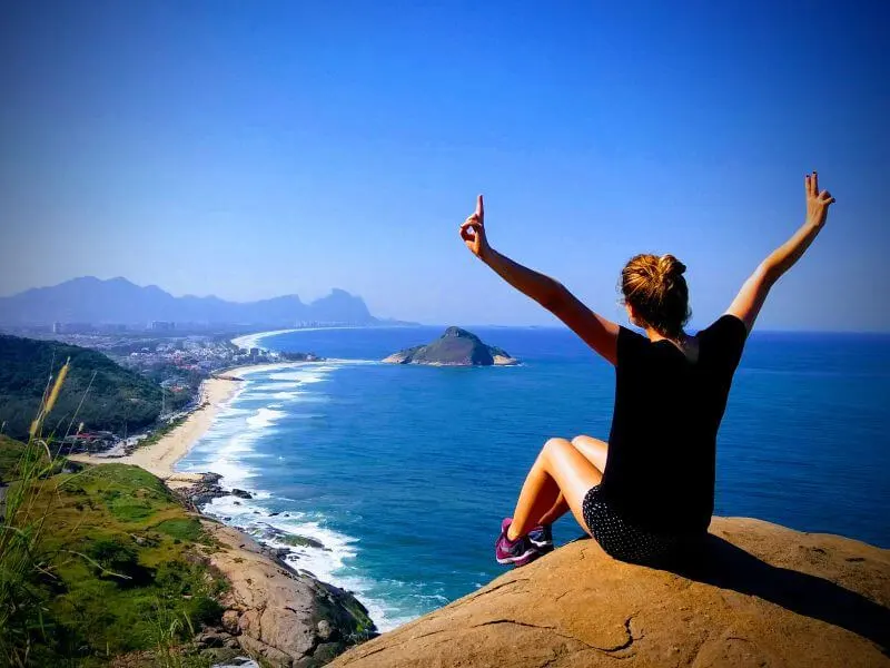 Secluded beaches hike Rio