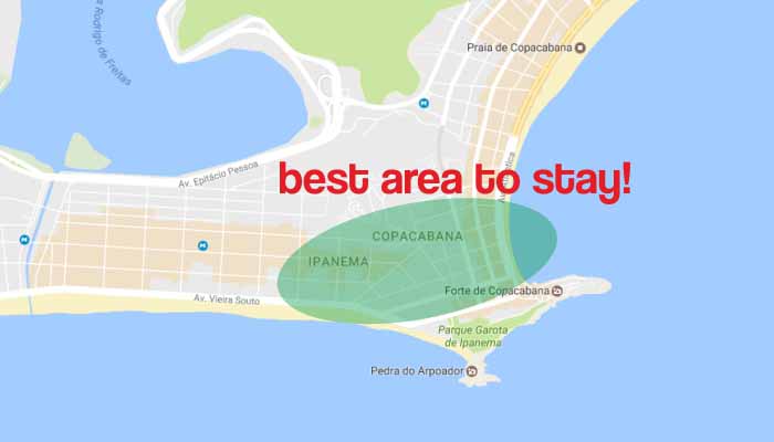 Best Place to Stay in Rio if you're a tourist. Where and why